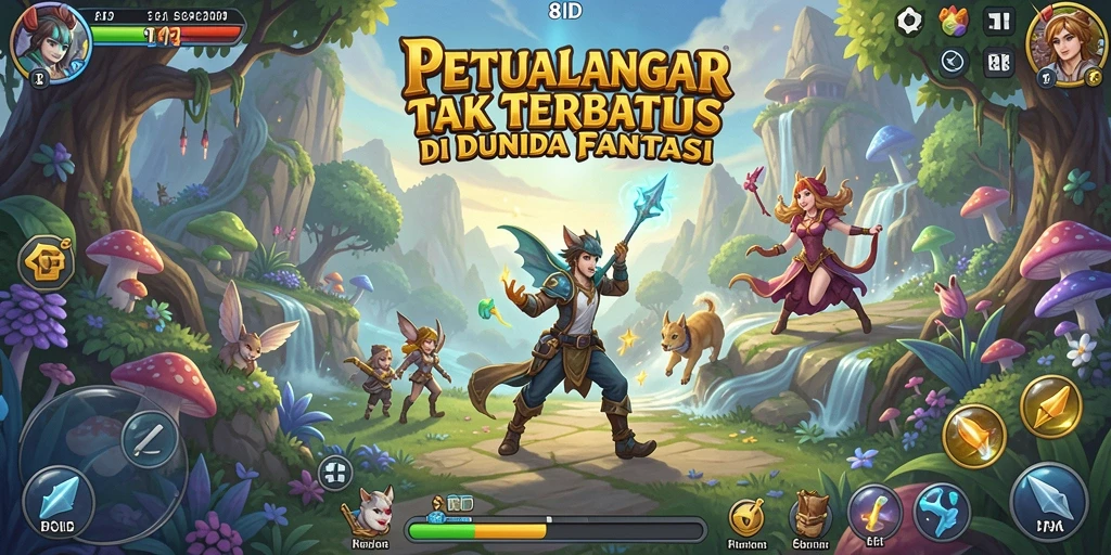 Tampilan gameplay <strong>8ID</strong> dengan suasana petualangan yang mendebarkan.