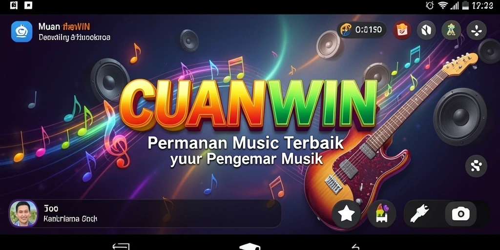 Tampilan gameplay <strong>CUANWIN</strong> yang seru dan interaktif untuk bermain musik.