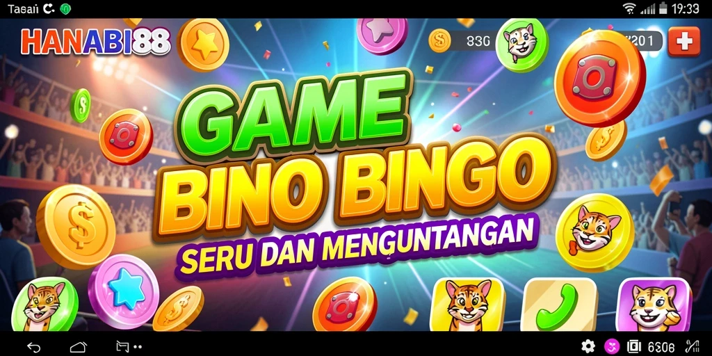 Tampilan gameplay Bingo yang menarik di HANABI88.