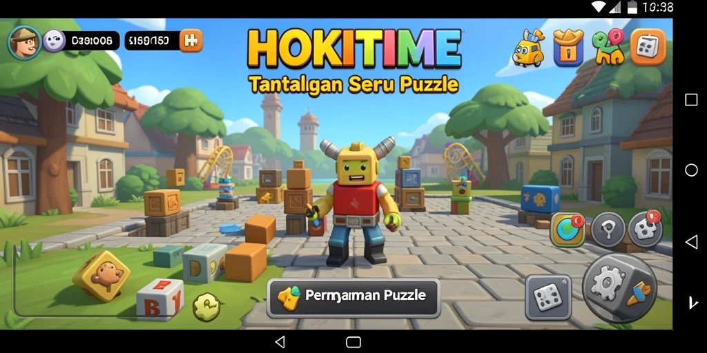 Gamer menyelesaikan puzzle menantang di HOKITIME.