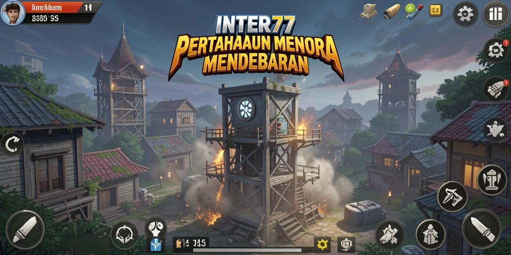 Gameplay mendebarkan di INTER77 dengan berbagai menara dan strategi.