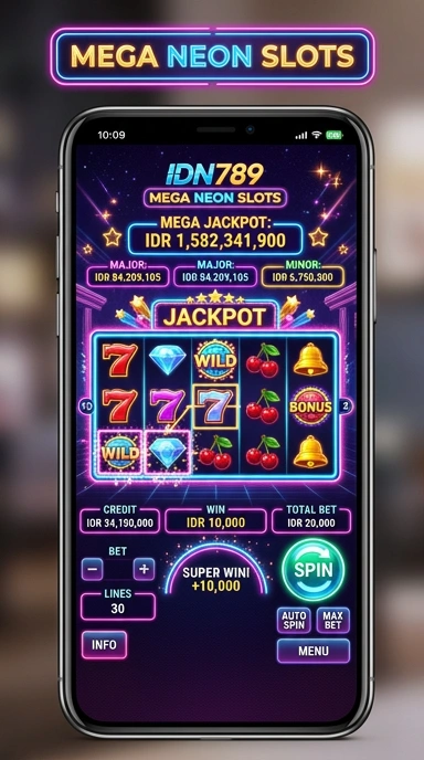 Tampilan antarmuka idn789 yang ramah pengguna.
